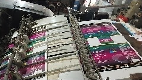 Offset printing HEIDELBERG & uv (Machine #print#video #junior artist#