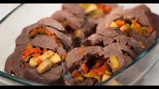 Фаршированная говяжья вырезка | Кухня по заявкам Фаршированная говяжья вырезка | Кухня по заявкам