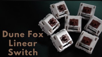 Budget Switches? Chosfox: Dune Fox Linear Switch!  (Full Review and Soundtest)