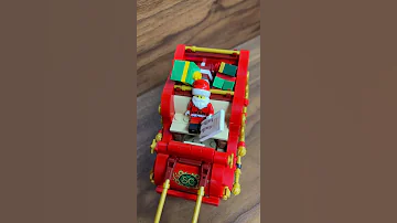 Сувенирный набор Сани Деда Мороза LEGO 40499 летит в музей Брик Стар #лего #lego