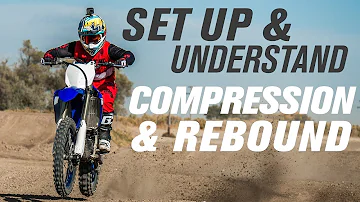 How do you stiffen motocross suspension?