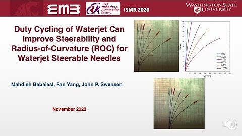 Duty Cycling of the Waterjet to Improve Steerability of Waterjet Steerable Needles
