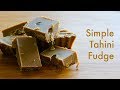 Simple Tahini Fudge (Vegan Friendly & Low Carb) | No Sugar Desserts | ASMR | In Carina's Kitchen