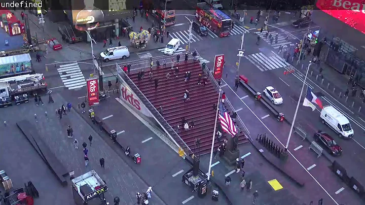 Times Square: Duffy Square 4K View Live