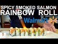 Level 2 Walmart Sushi Challenge | Spicy Smoked Salmon Rainbow Roll