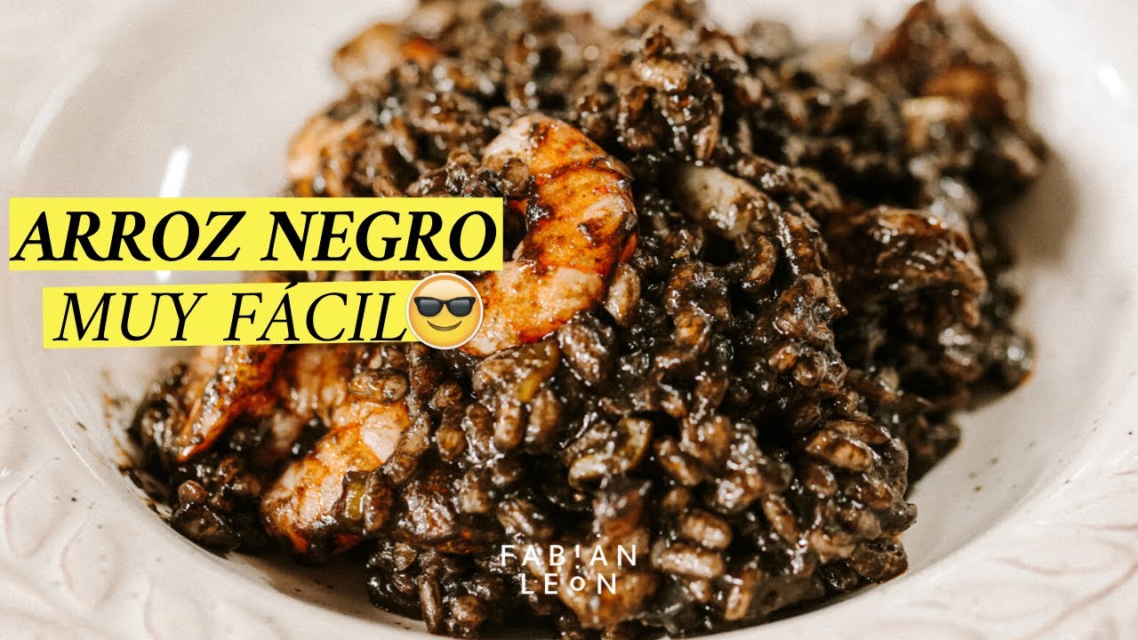 Cómo hacer ARROZ NEGRO con sepia y langostinos | Receta fácil