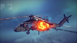 UH-60 Black Hawk Shot Down #2 | Besiege