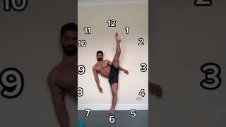 CLOCK CHALLENGE ¦ FLEXIBILITY STRETCH CHECK ACROBATICS & GYMNASTICS 31 #retochallenge #shorts #flex