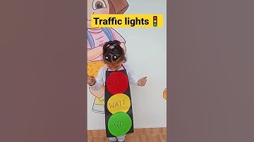 traffic lights 🚦 #traffic #light #kids #activity  #nursery #evs #schoollife #red #yellow #green