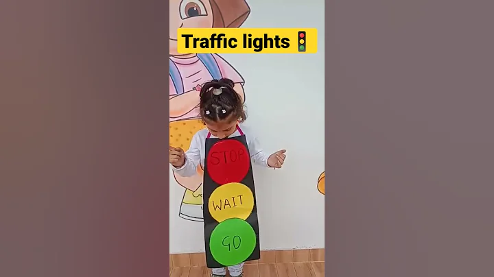 traffic lights 🚦 #traffic #light #kids #activity  #nursery #evs #schoollife #red #yellow #green