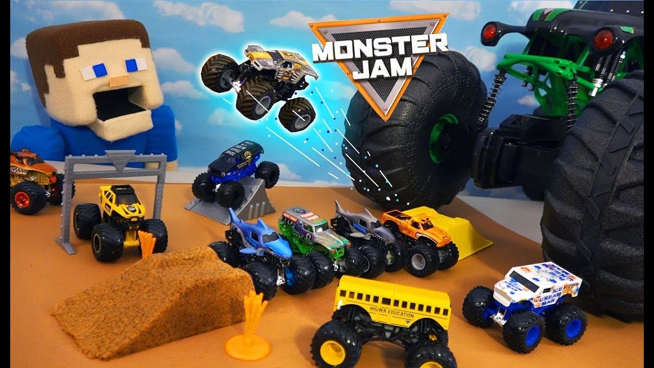 Arena Toy Monster Truck Jam Arena Monster Jam Arena for Toy Hot ...