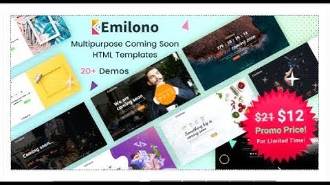 Emilono - Coming Soon HTML Templates | Themeforest Templates