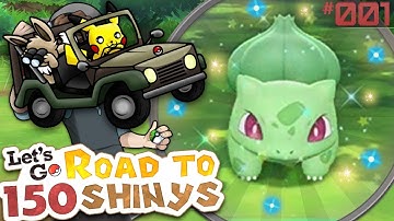 CRAZY ROADTRIP SHINY BULBASAUR REACTION! • Pokémon Let