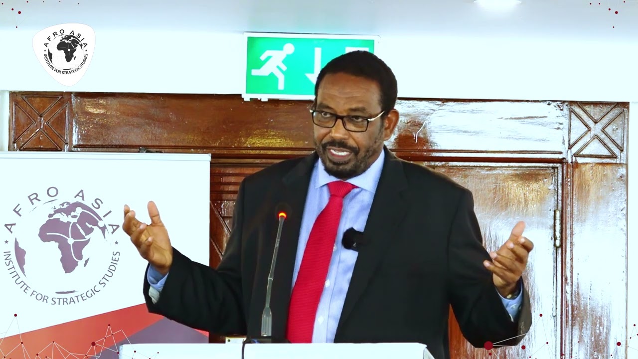 Farah Maalim's Presentation at the AfroAsia Institute for Strategic Studies.
