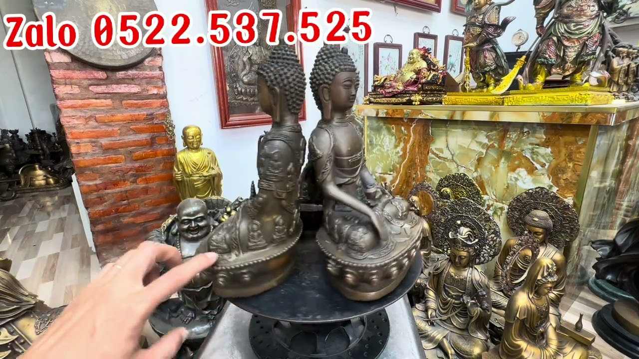 🔴🔴 Cặp Lân _ Phật Di lạc _ Cặp sừng _ Ngày 25/2