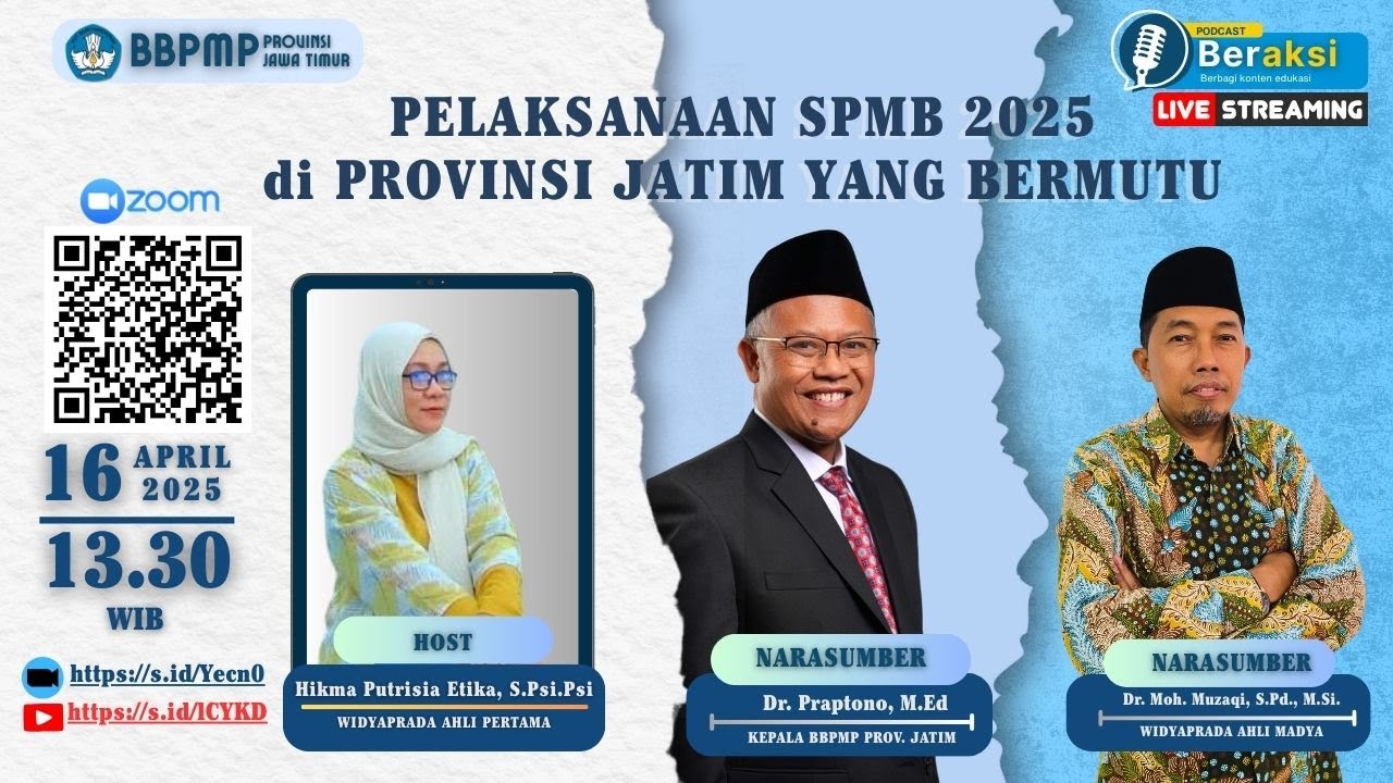 Pelaksanaan SPMB 2025 di Provinsi Jawa Timur Yang Bermutu