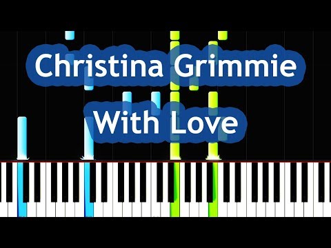 Christina Grimmie - With Love Piano Tutorial