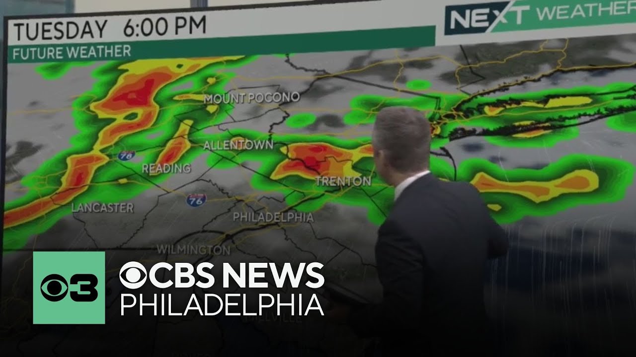 Tracking more rain this week in Philadelphia region - YouTube