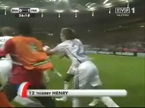 MŚ 2006 Brazylia - Francja 0:1 Henry