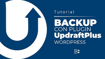 ▷Cómo hacer una COPIA DE SEGURIDAD ⛔ de WordPress con UpdraftPlus 【2020】