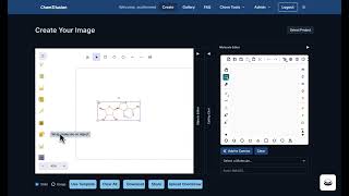 Visualize a Molecule on a Lab Coat Design