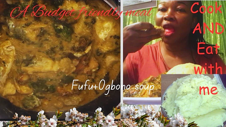 Budget-Friendly Ogbono Soup + Fufu 🍲 | Cook & Eat With Me | Cheap African Lunch