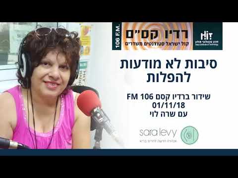 סיבות לא מודעות להפלות - עם שרה לוי טיפולי פוריות ☎052-395-7691  הקלטת הראיון ברדיו מיום 1-11-18