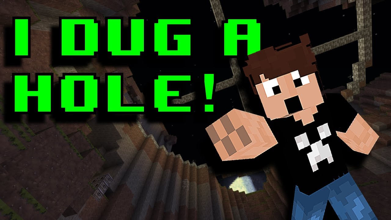 I Dug A Hole! - DrewForShow Plays Minecraft EP6