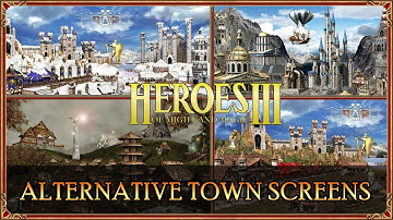 Heroes 3 Alternative town screens mod - Snow Castle (VCMI)