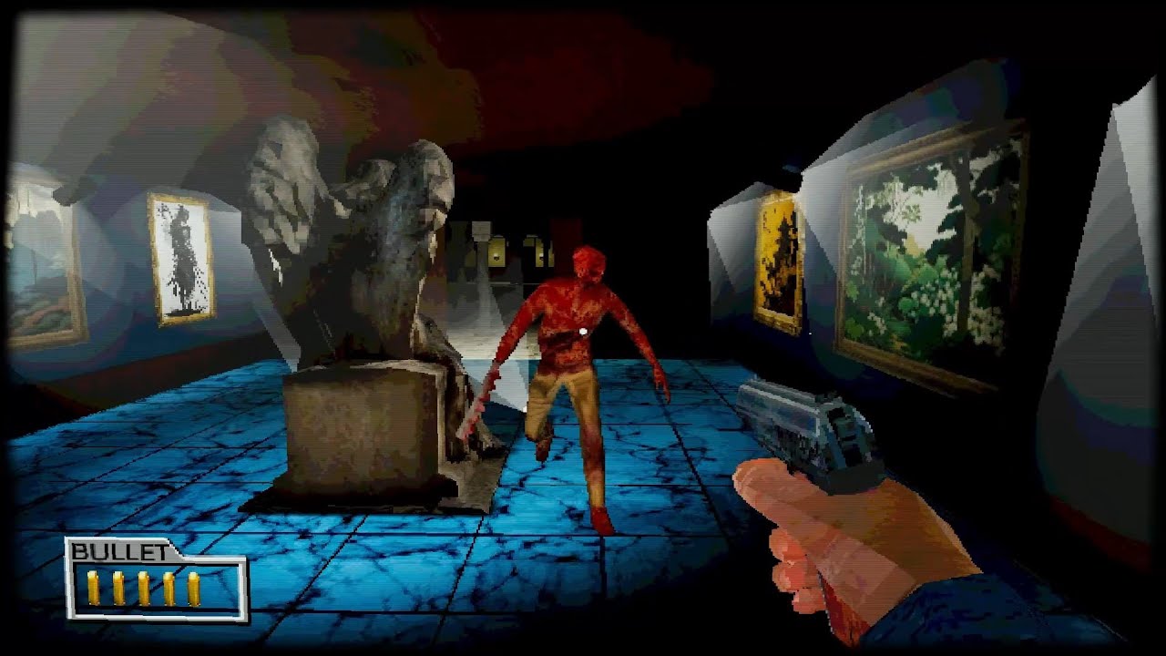 Classic PS1 Inspried FPS Horror - Eerie Enigma - Full Walkthrough - YouTube