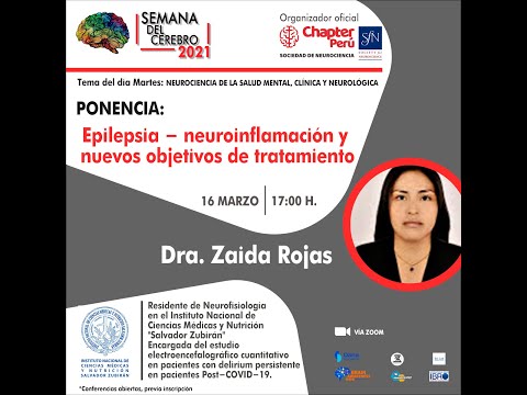 Epilepsia - neuroinflamación y nuevos objetivos de tratamiento - Semana del Cerebro 2021