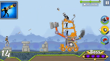 Boom Stick Gameplay 14, Android Games Walkthrough ios Simulato‪r Trailer