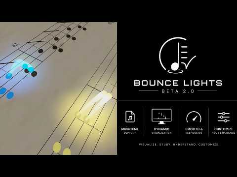 Patrick Watson - Je Te Laisserai Des Mots (Bounce Lights Melody Visualization Project)