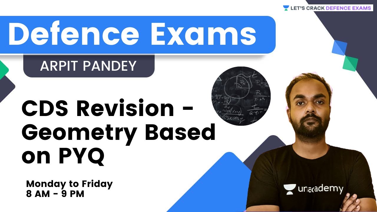 CDS Revision - Geometry Based on PYQ | Let's Crack Defence Exams | Arpit Pandey