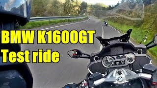 BMW K1600GT 2017 test ride. Albufeira