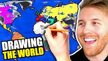 Can I Draw All Civilizations on This GIANT World Map? (Doodle Empires)