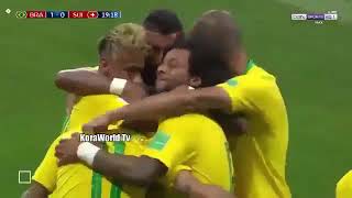 اهداف مباراة البرازيل 1   1 سويسرا • مفاجئات المونديال •  كاس العالم 2018
