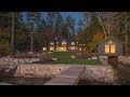 Newly built sebago lake estate  raymond maine home for sale