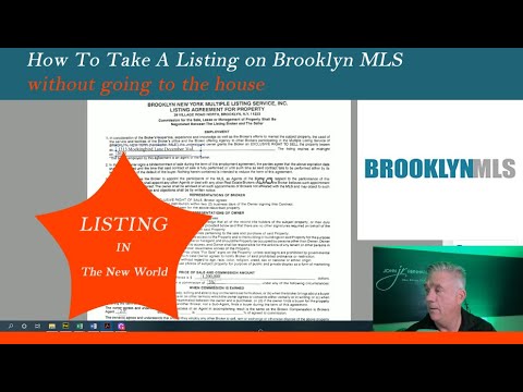 How To List on Brooklyn MLS with Adobe Sign