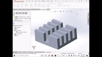 Solidworks Simulation Demo 02 050 Thermal Analysis