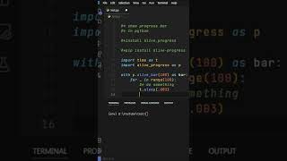 How show progress bar in console with pyhton?