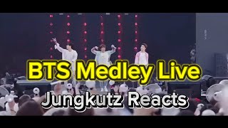 Jungkutz Reacts BTS (방탄소년단) - BTS Medley [Live LOVE YOURSELF: SPEAK YOURSELF in 오사카 (大阪)]