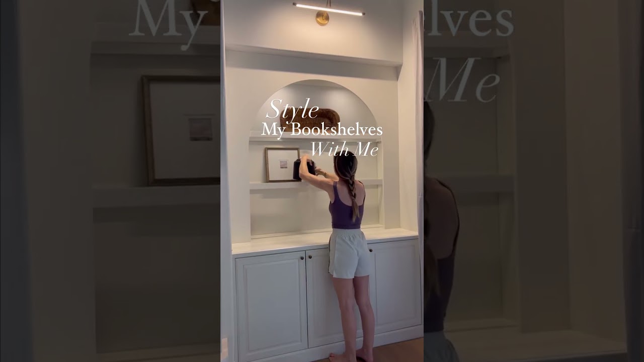 Style My Bookshelves With Me 