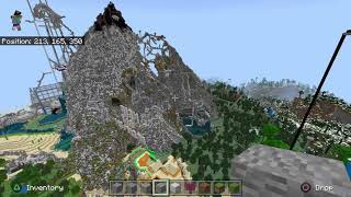 Minecraft massive mountain castles solo project phase 2-3 11/23
