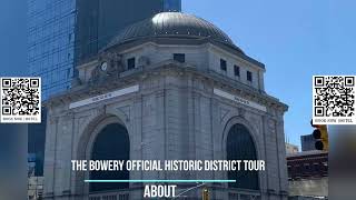 The Bowery Official Historic District Tour