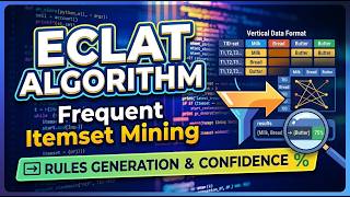 ECLAT Algorithm in Data Mining: Step-by-Step Solved example