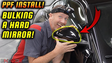 How to Bulk Install PPF on a Side Mirror | 2018 Jaguar F-TYPE