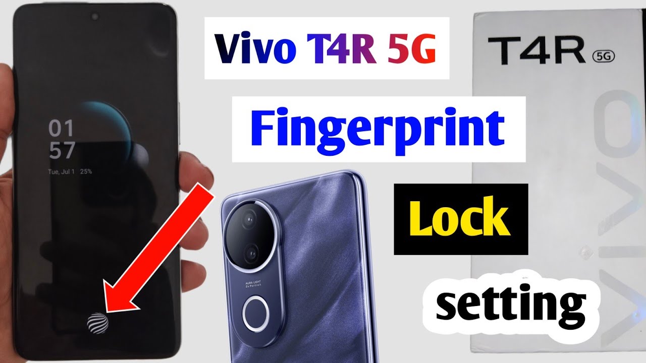 Vivo t4r 5g display fingerprint | Vivo t4r 5g fingerprint sensor | Vivo t4r 5g fingerprint lock