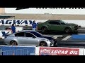 Supercharged Lexus GSF vs Hellcat - Drag Race
