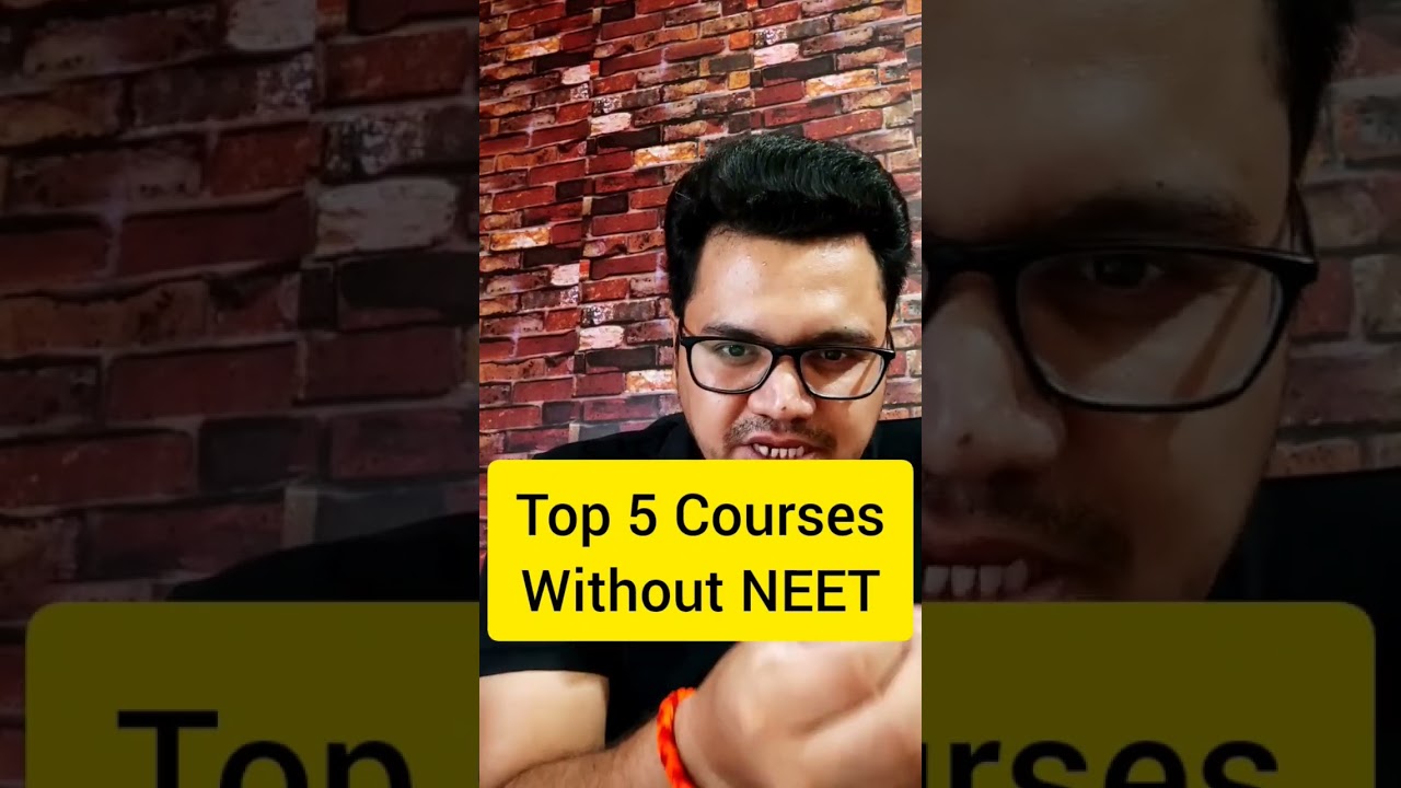 Top 5 Courses Without NEET🔥🔥 | PCB Career Options except NEET | #shorts #ashortaday